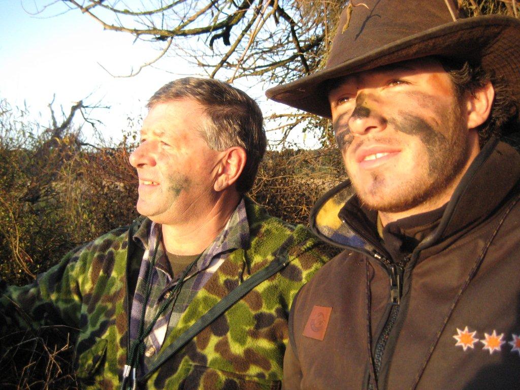 Roger and Mark Wilson Duck Shooting Southland New Zealand 